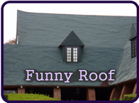 Funny roof on house in Ocean Grove, NJ